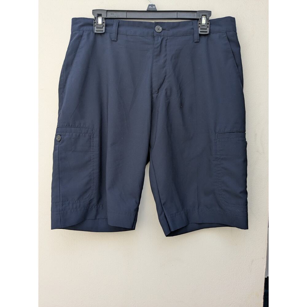 Adidas Men's Golf Flat Front Shorts Navy Blue Size 32
